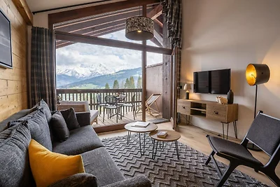 Alpenurlaub mit Blick auf den Mont-Blanc