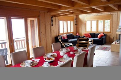 Chalet a Veysonnaz con vista sulle montagne