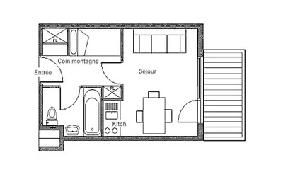 Renoviertes Studio · Pistennah · Balkon