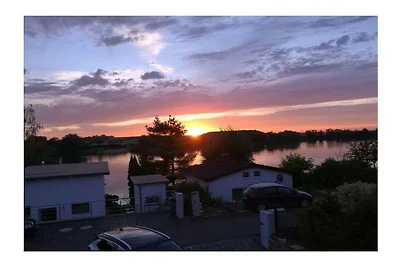 Blick zum Sonnenuntergang