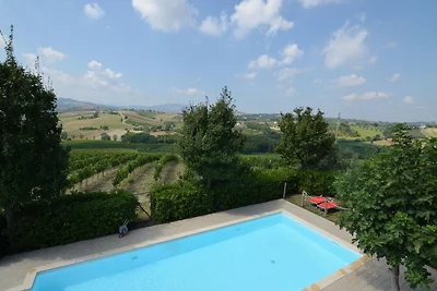 Wohnung in Passano di Coriano mit Pool