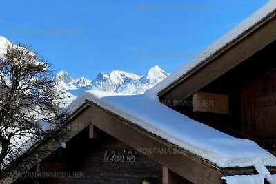 Apartment in Le Grand-Bornand mit Aussicht