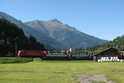 Wohnung in Fieschertal mit Alpenblick