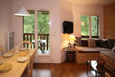 Appartement in Les Orres met uitzicht op de...