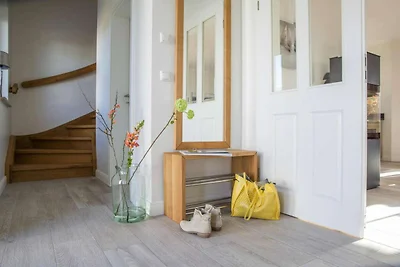 Casa con tetto di paglia sul Bodden con sauna