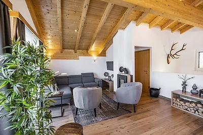 Chalet met uitzicht op de bergen in Wagrain