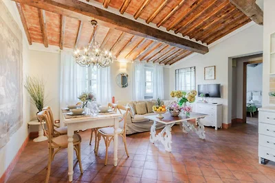 Bauernhaus in Lucca mit Weinbergblick