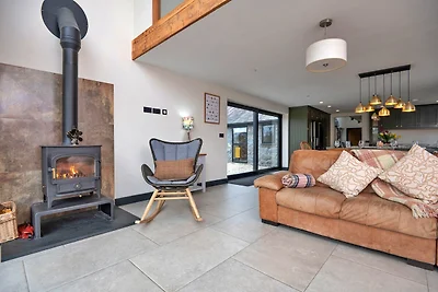 Luxe lodge met zwemspa voor 8 personen