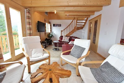 Luxuriöses Chalet mit Whirlpool in La Tzoumaz