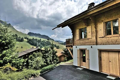 Chalet in Samance mit Blick auf das nordische...