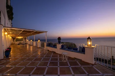 Villa a Praiano con vista sul mare di Capri