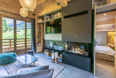 Chalet in Bossonnet mit Bergblick