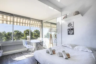 Ferienwohnung in Bandol mit Meerblick und...