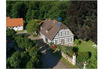 Bij het waterburcht Haus Marck