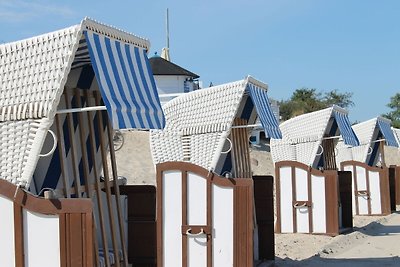 Ferienhaus mit Sauna und Whirlpool.