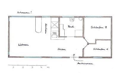Ferienhaus mit 1 Schlafzimmer