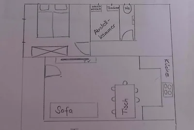 Ferienhaus mit 3 Schlafzimmer