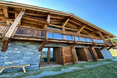 Chalet in Les Masses mit Sauna