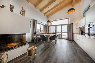 Chalet nabij een trainingslift
