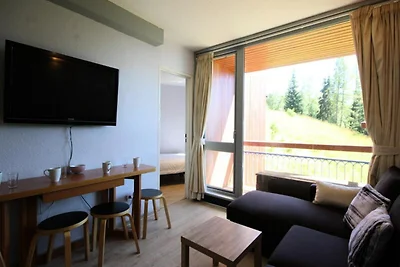 Ferienwohnung in Les Villards mit Blick auf d...