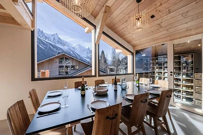Chalet a Les Tines con vista sul Monte Bianco