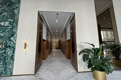 De 1 dormitorio en JVC con piscina y gimnasio