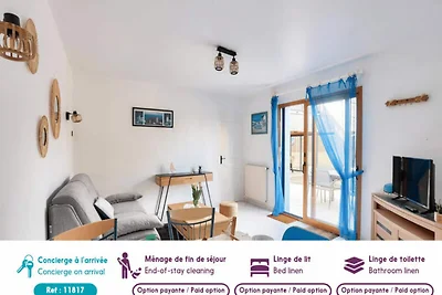 Apartment in Erquy mit beheiztem Pool