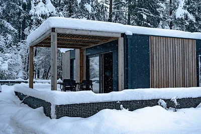Casa de vacaciones en Presseggen con terraza.