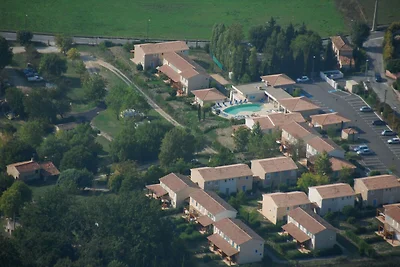 Haus mit AC, zwischen Innenraum und Meer