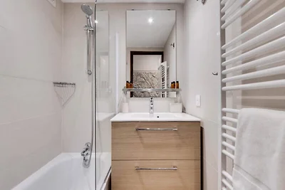 Helle Wohnung am Fuße der Pisten.