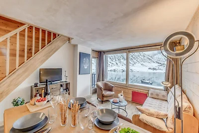 Ferienwohnung in Tignes am See und an den...