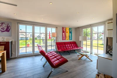 Reetdachhaus am Bodden mit Sauna