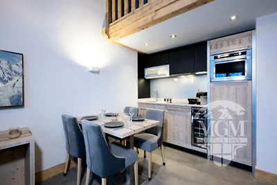 Wohnung in Les Houches mit Spa & Pool