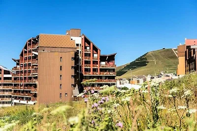 Wohnung in Huez mit Balkon & Wanderwegen