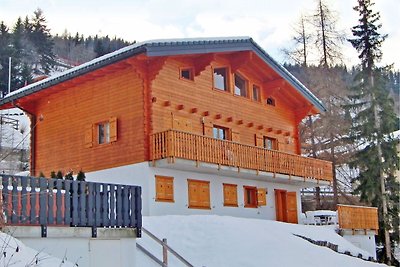 Holzchalet inmitten der Berge in La Tzoumaz