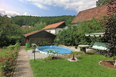 Modernes Ferienhaus in Gleichamberg mit Pool