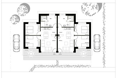 Ferienhaus mit eingezäuntem Garten