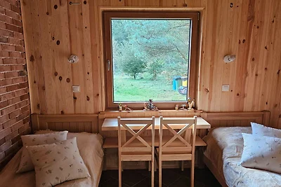 Ferienhaus am Wierzchowo-See mit Privatstrand