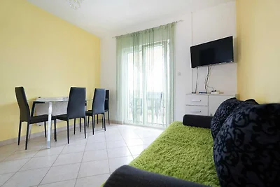 Apartment mit einem Schlafzimmer und Terrasse