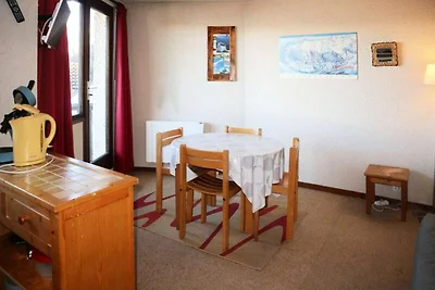 Wohnung in Les Orres mit Blick auf das Tal