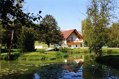Charmantes Ferienhaus mit Pool und Teich