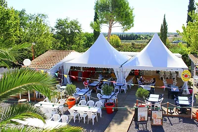 Mobilheim in Bessan in Caravanpark