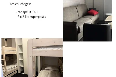 Studio für 6 Personen