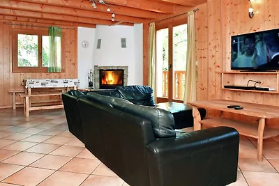 Holzchalet inmitten der Berge in La Tzoumaz