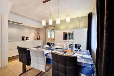 Ferienhaus mit einer überdachten Terrasse