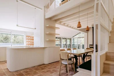 Villa nahe Bourdaines Strand mit Pool