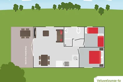 Gemütliches Chalet mit Veranda bei Veluwe