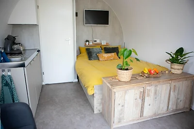 Leuke Tiny Home gelegen naast een eigen