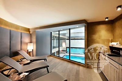 Wohnung in Les Houches mit Spa & Pool