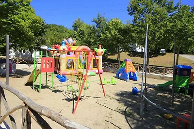 Mobilheim in der Toskana mit Garten